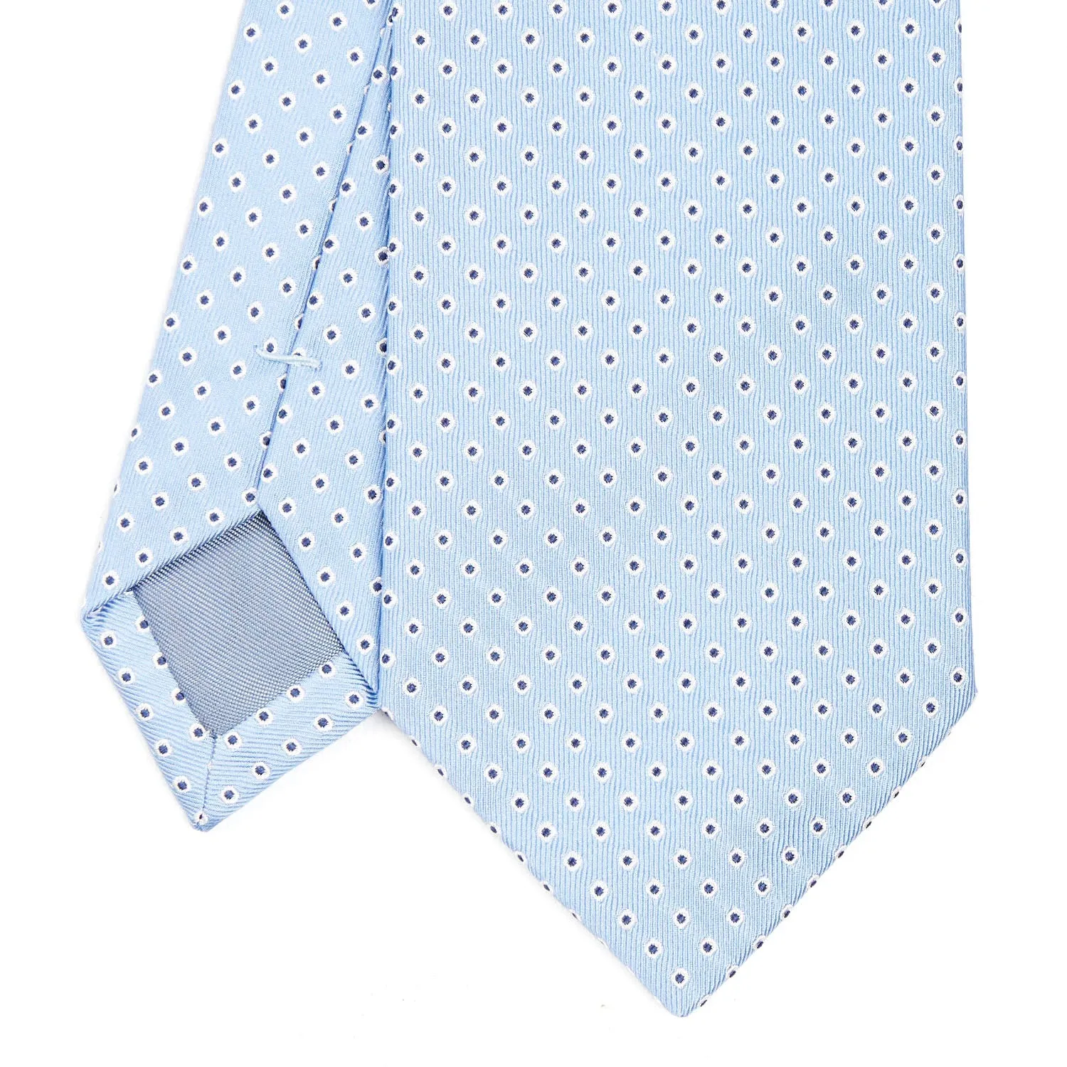 LIGHT BLUE SARTORIAL JACQUARD SILK TIE