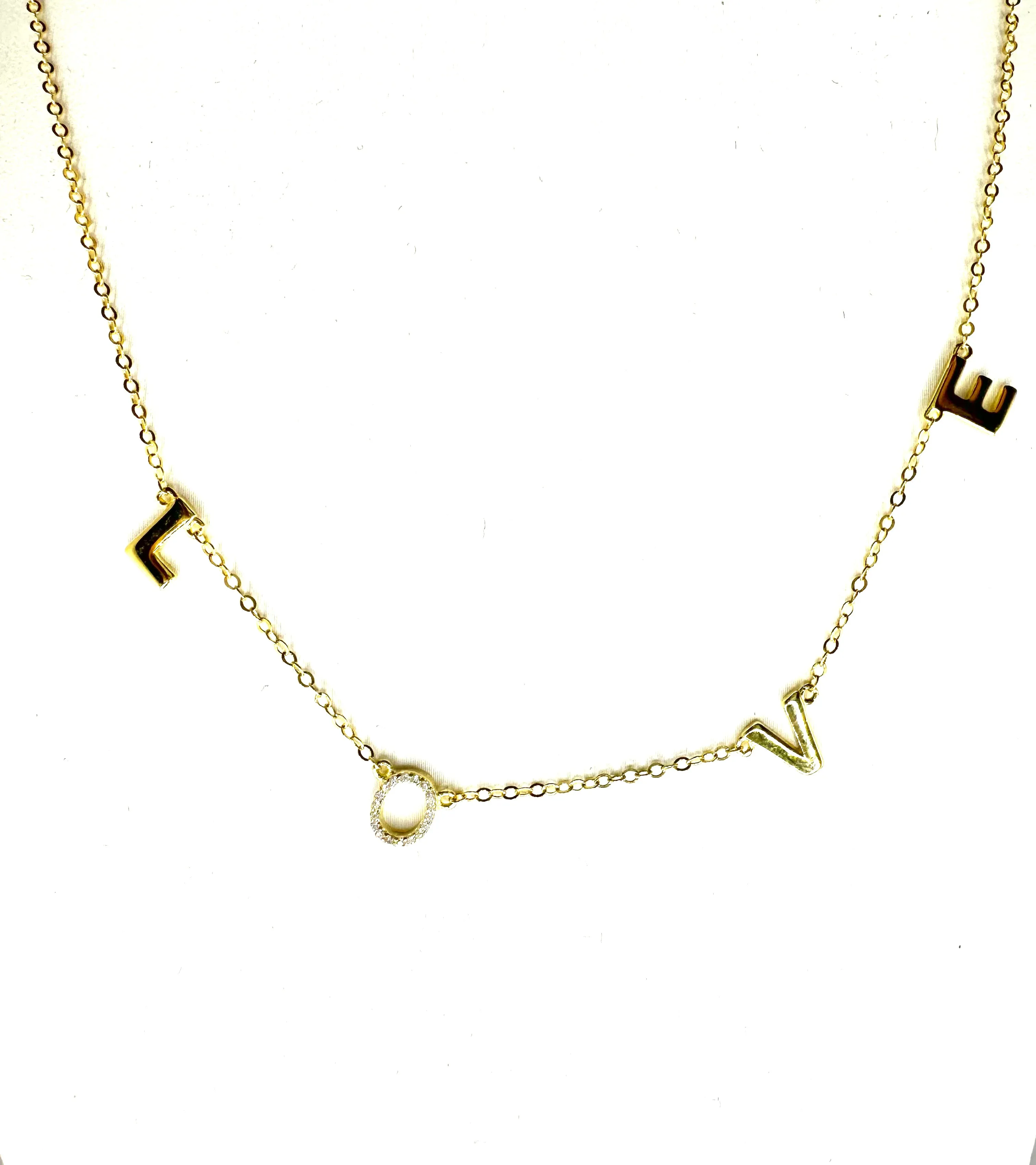 LOVE CZ Necklace