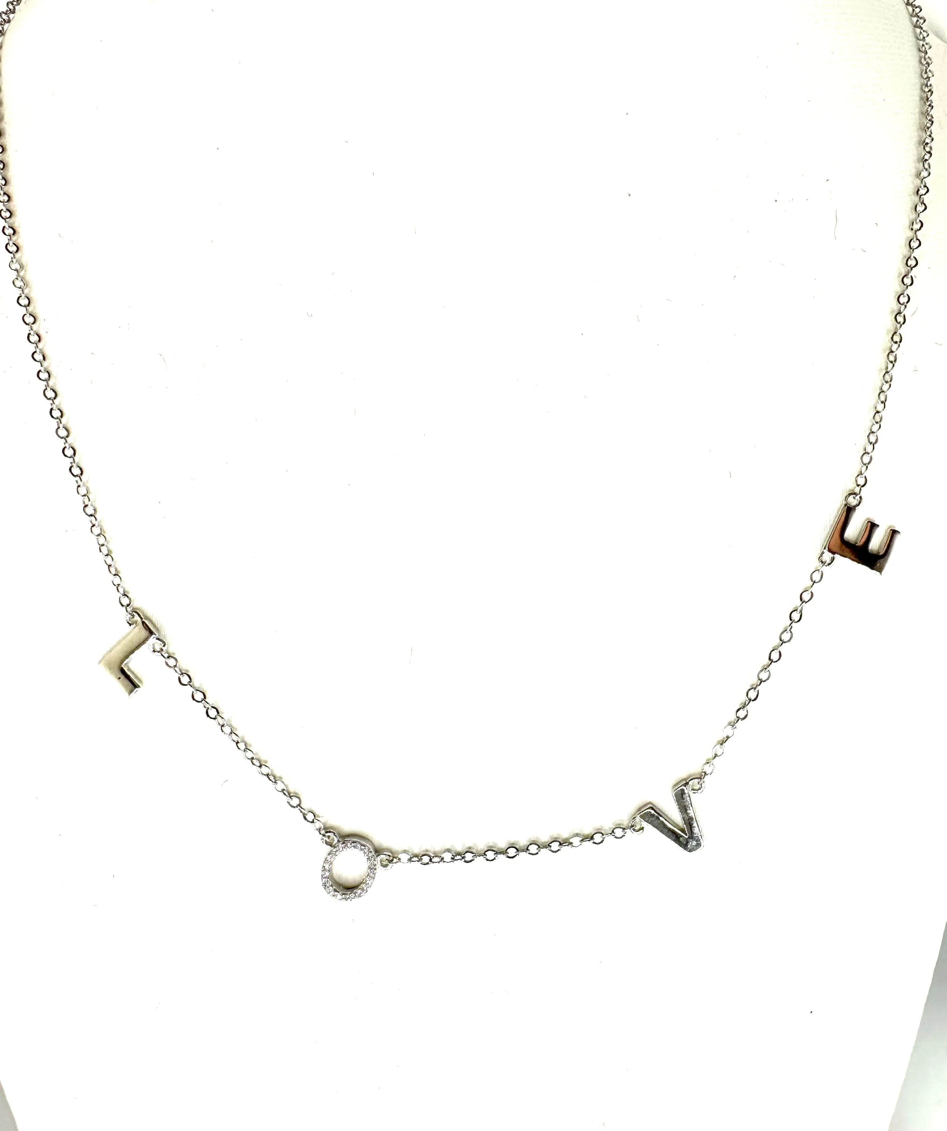 LOVE CZ Necklace