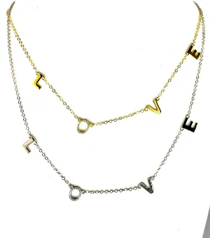 LOVE CZ Necklace