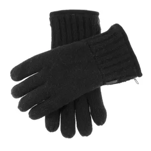 Men's Thinsulate-Lined Knitted Gloves with Zip