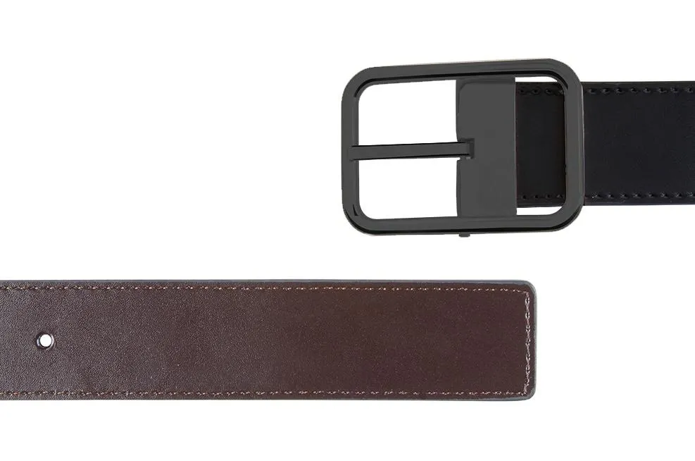 Modello Black with Black/Brown Strap