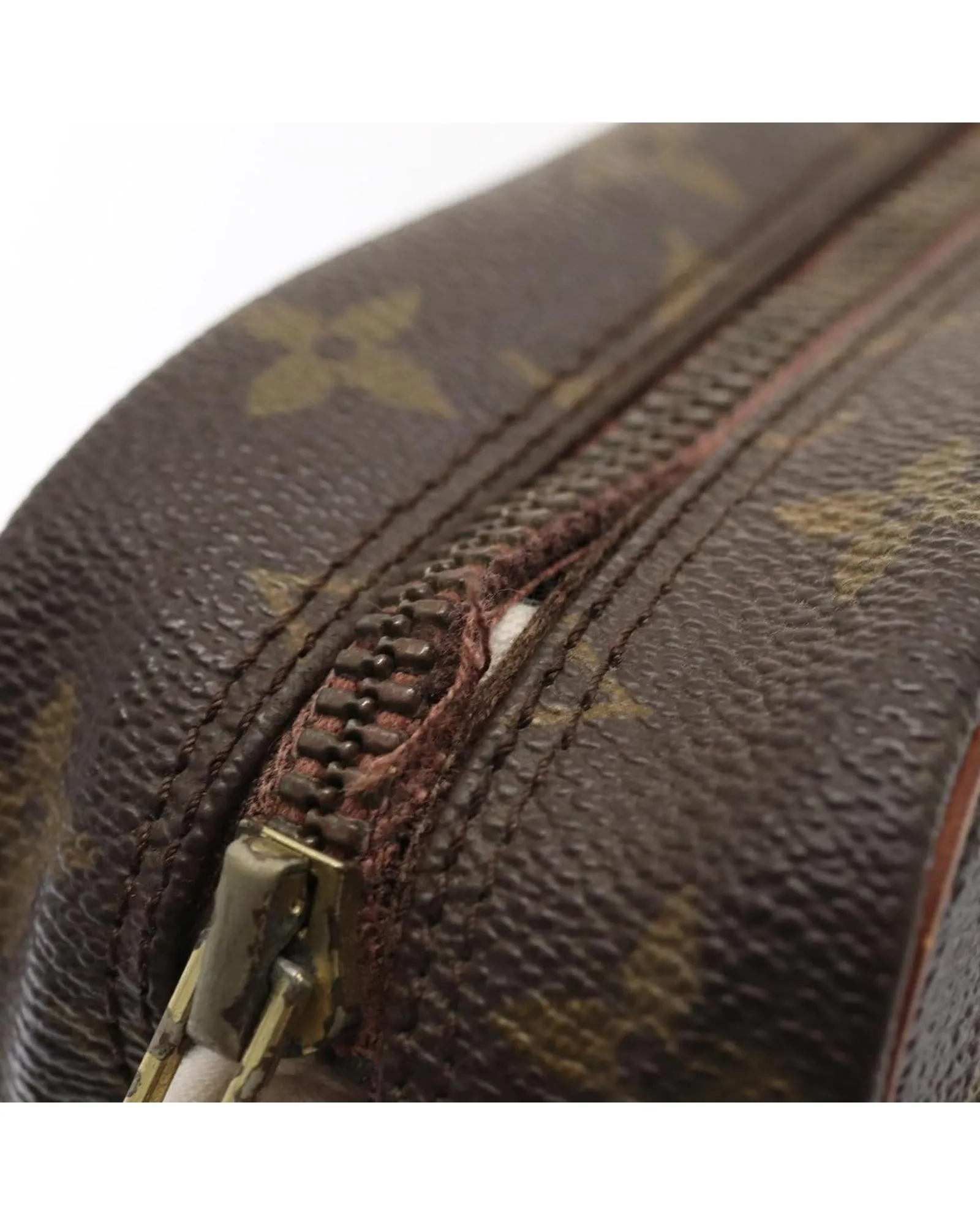 Monogram Canvas Clutch Bag with French Craftsmanship