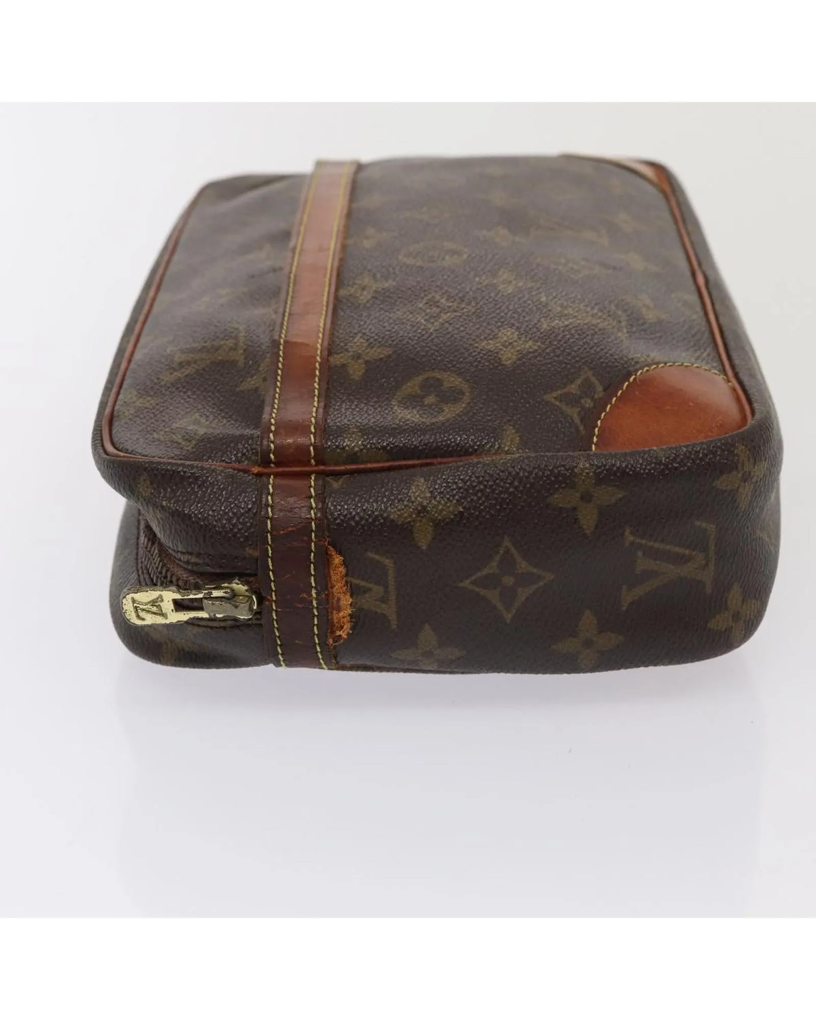 Monogram Canvas Clutch Bag with French Craftsmanship