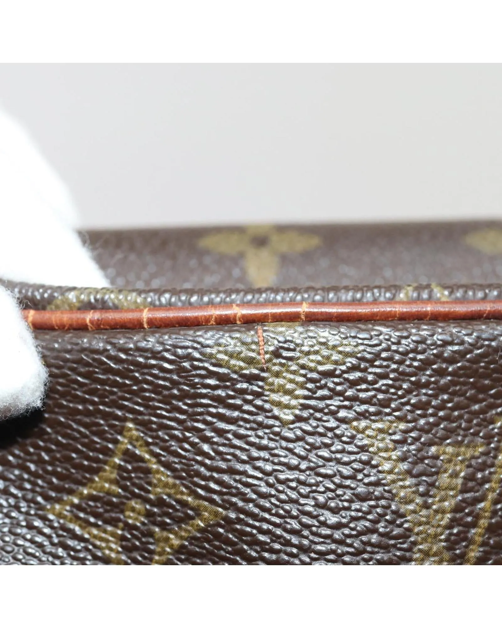 Monogram Canvas Clutch Bag with French Craftsmanship