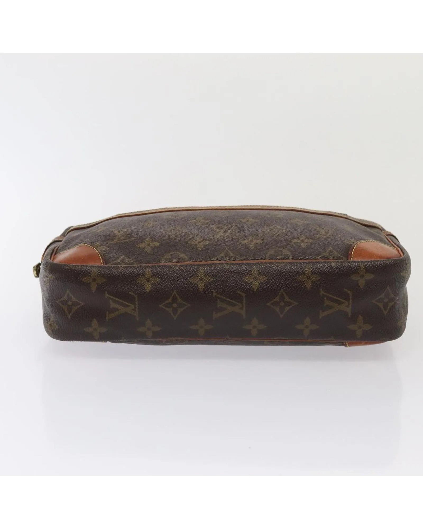 Monogram Canvas Clutch Bag with French Craftsmanship
