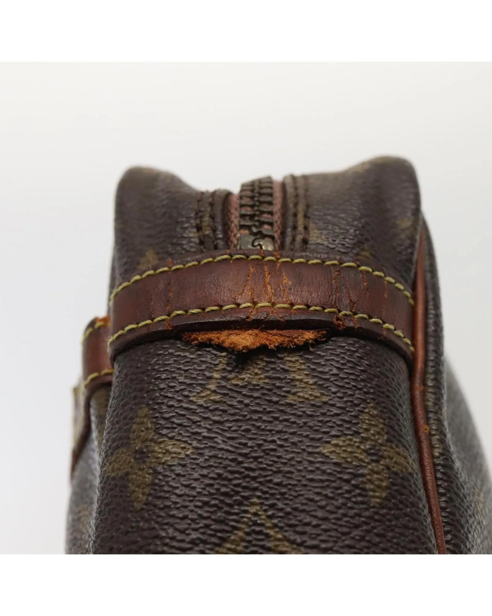 Monogram Canvas Clutch Bag with French Craftsmanship