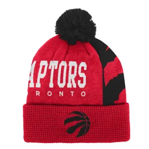 NBA Branded Youth Toronto Raptors Street Cuffed Pom Knit