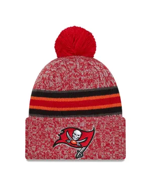 New Era Men's NFL Tampa Bay Buccaneers Sideline 23 Sport Pom Knit