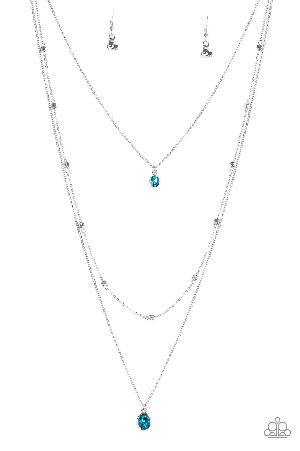 Paparazzi Necklace ~ City Blockbuster - Blue