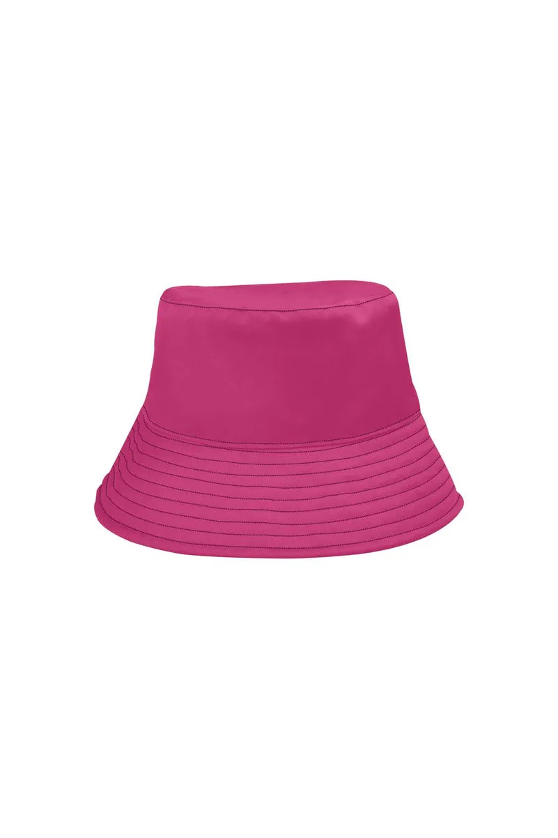 Peacock Pink All Over Print Bucket Hat