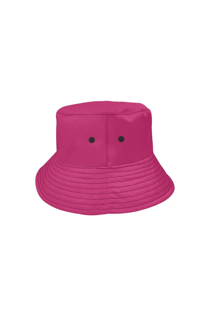 Peacock Pink All Over Print Bucket Hat
