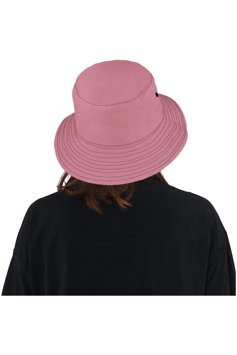 Pressed Roses All Over Print Bucket Hat