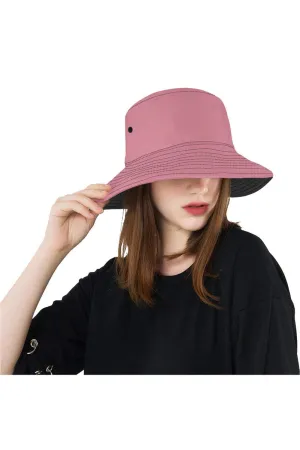 Pressed Roses All Over Print Bucket Hat