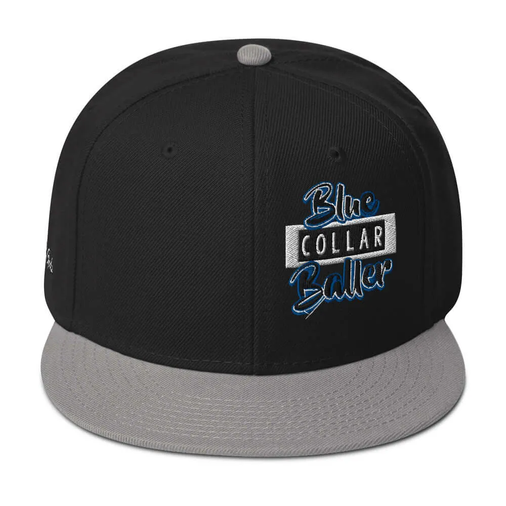 "Blue Collar Baller" Snapback Hat
