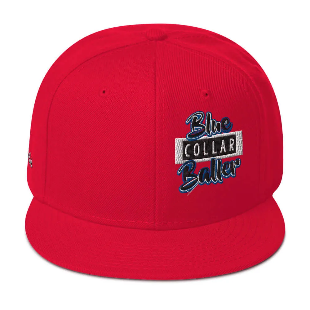 "Blue Collar Baller" Snapback Hat