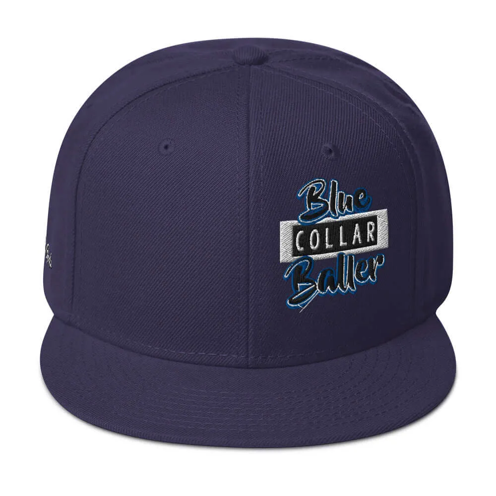 "Blue Collar Baller" Snapback Hat