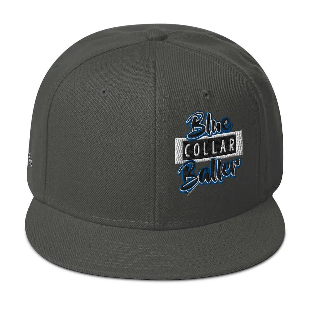 "Blue Collar Baller" Snapback Hat