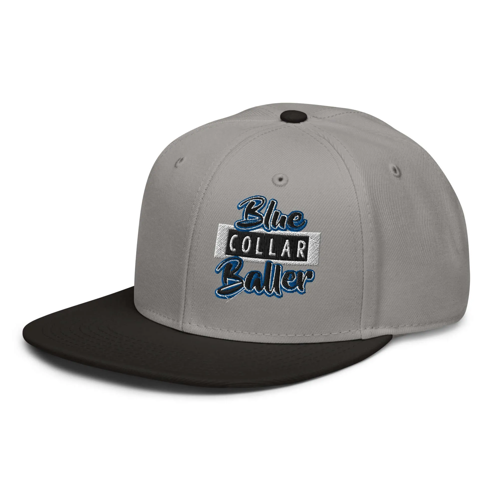 "Blue Collar Baller" Snapback Hat