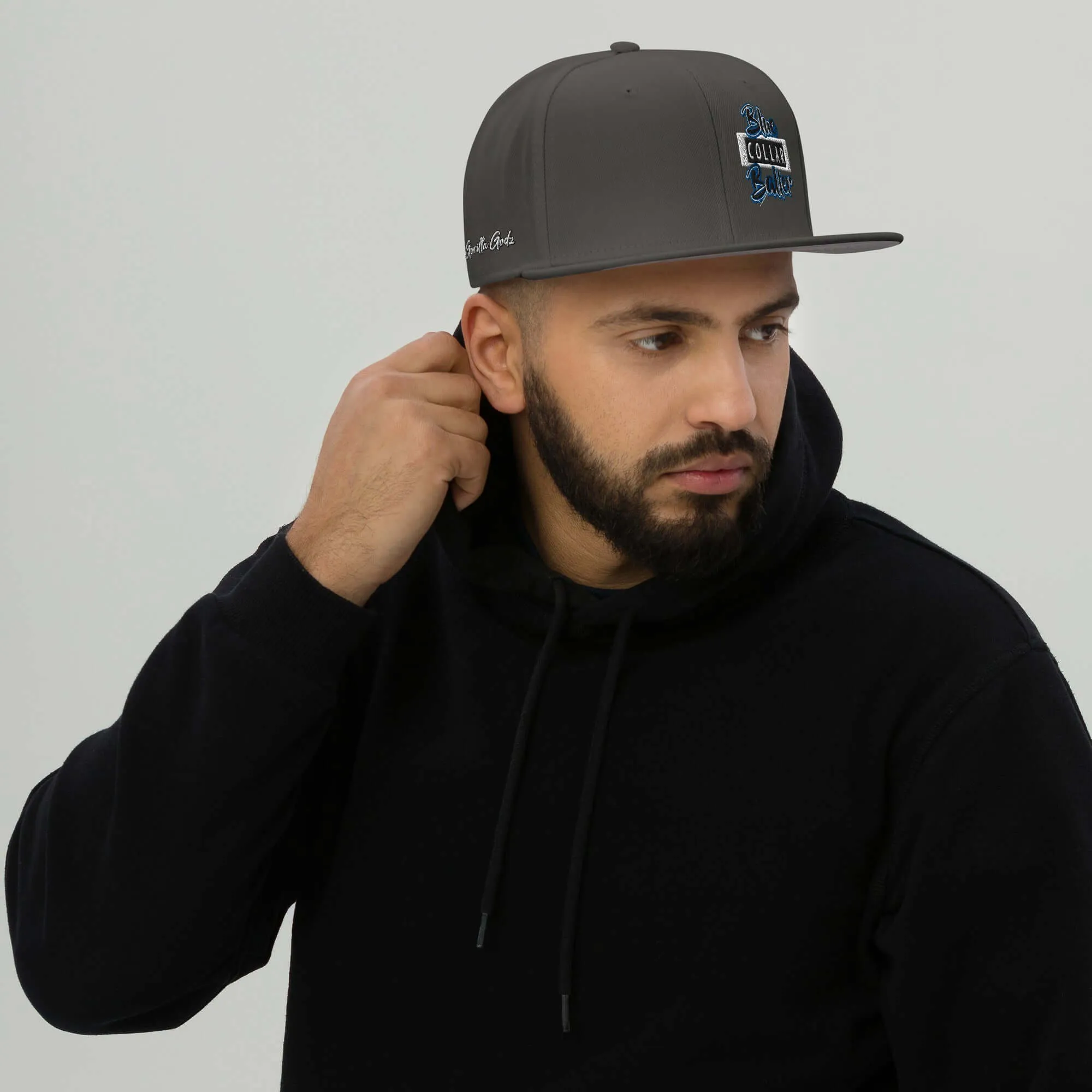 "Blue Collar Baller" Snapback Hat