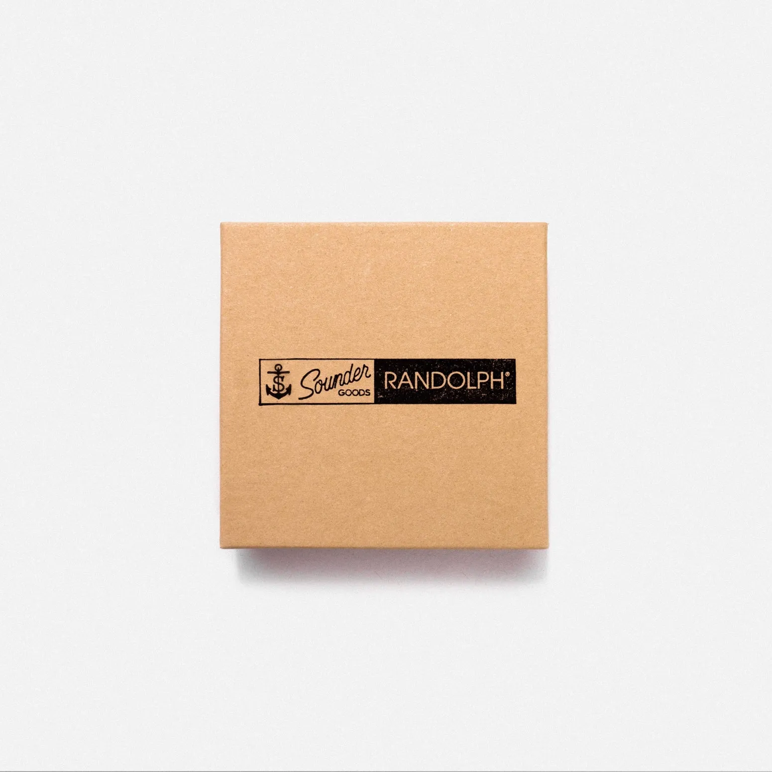 Randolph for Sounder Goods - Leather Sunglasses Strap -  Navy with 23k White Gold Rivets