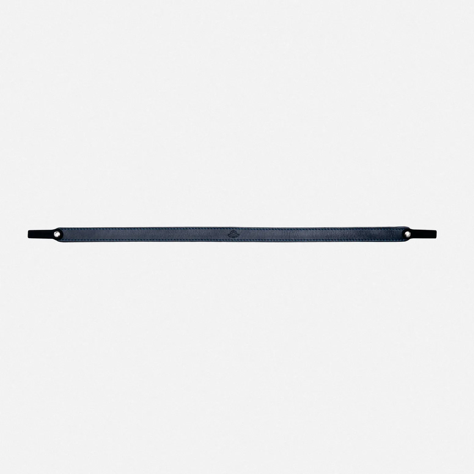 Randolph for Sounder Goods - Leather Sunglasses Strap -  Navy with 23k White Gold Rivets