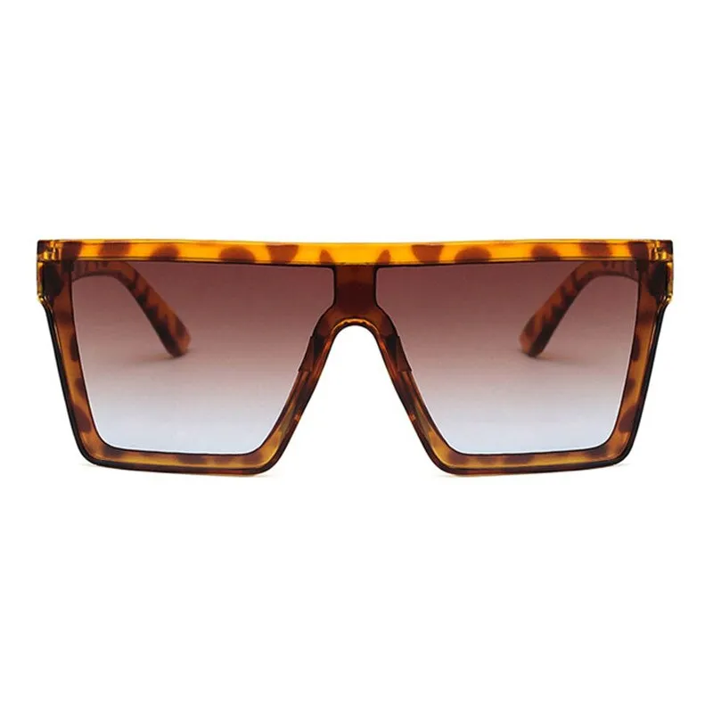 Siamese Oversized Square Sunglasses for Women