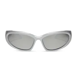 SIDE OUT - SILVER   SILVER MIRROR   POLARIZED SUNGLASSES