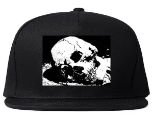 Skull Decay Goth Snapback Hat