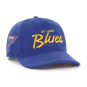 ST. LOUIS BLUES '47 RETRO SCRIPT CROSSTOWN CORD SNAPBACK  - ROYAL BLUE