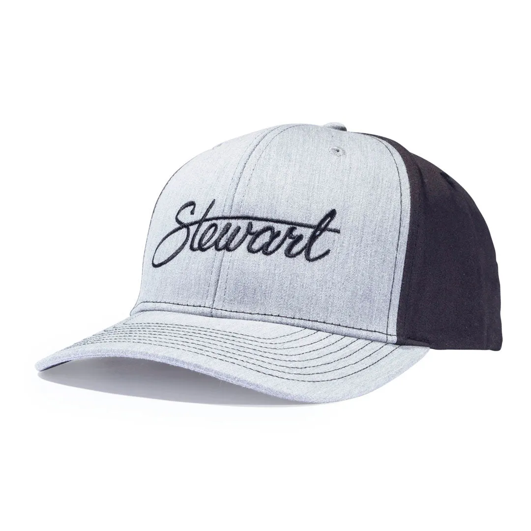 STEWART SCRIPT COTTON TWILL SNAPBACK HAT