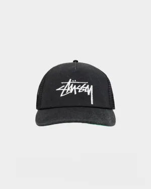 Stüssy Md Big Stock Mesh Cap: Black