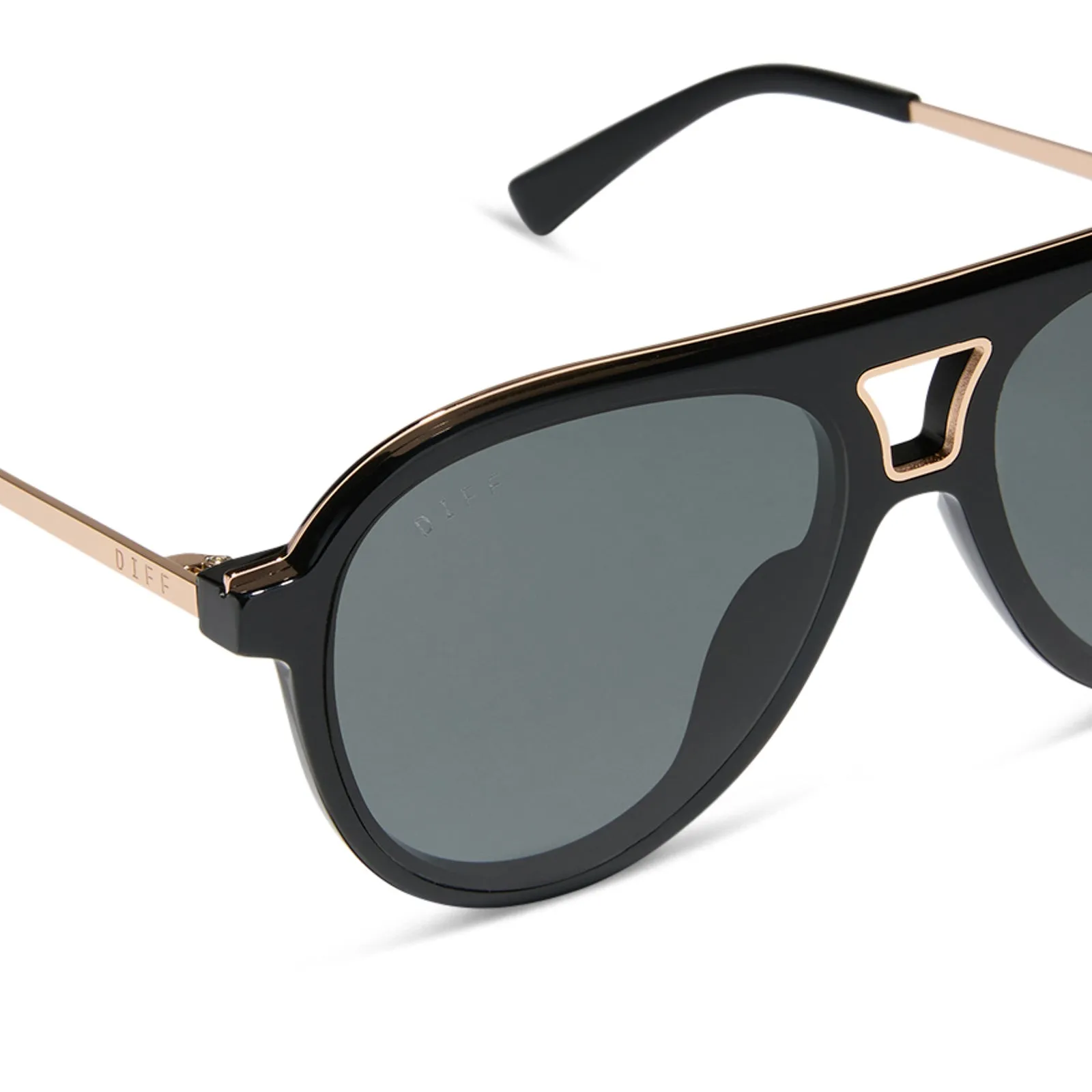 TOSCA III - BLACK   GREY   POLARIZED SUNGLASSES