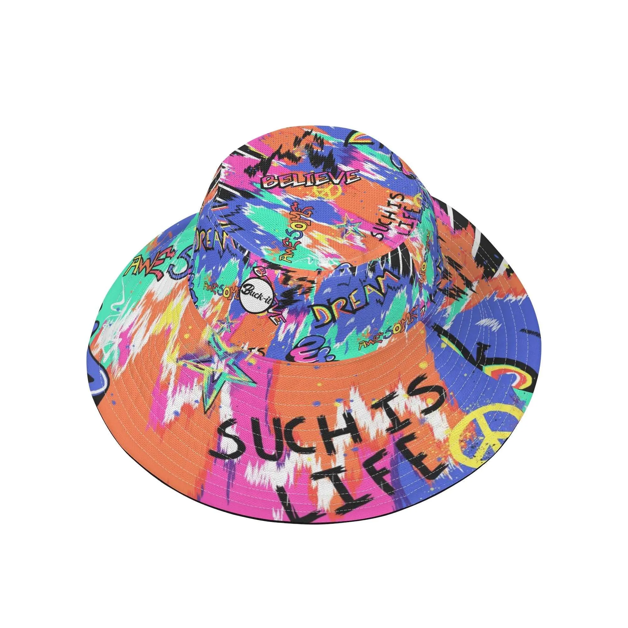 Urban Graffiti Bucket Hat - Street Style