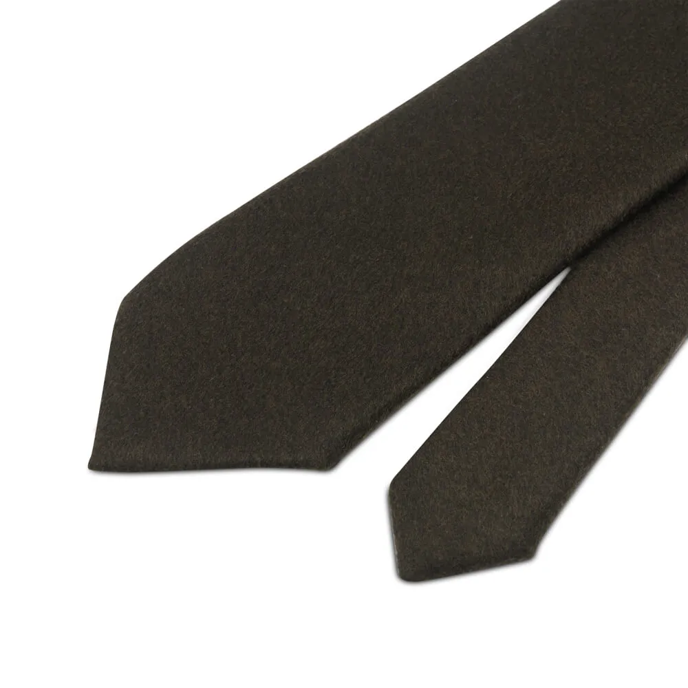 Vintage Green Cashmere Tie