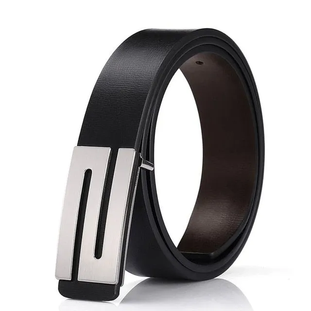 West Louis Fashion Design Solid Belts For Men