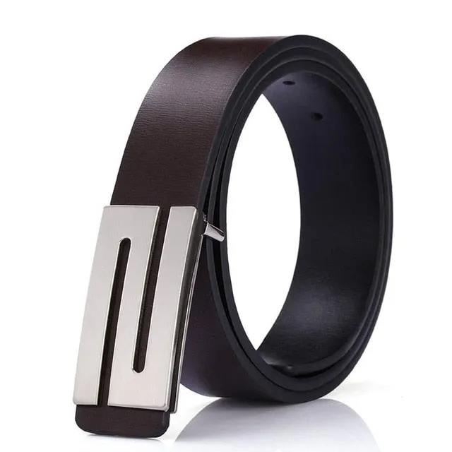 West Louis Fashion Design Solid Belts For Men