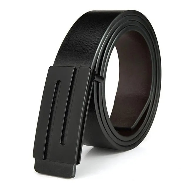 West Louis Fashion Design Solid Belts For Men