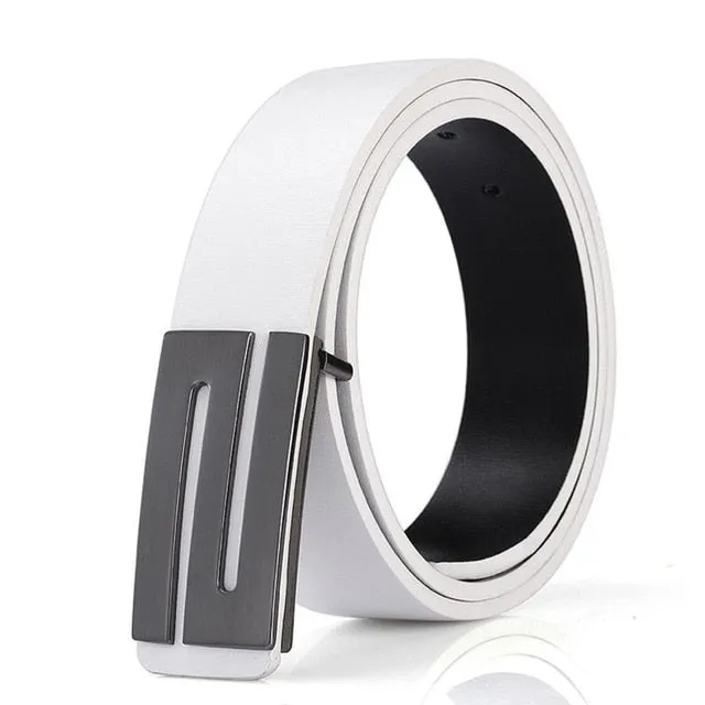 West Louis Fashion Design Solid Belts For Men