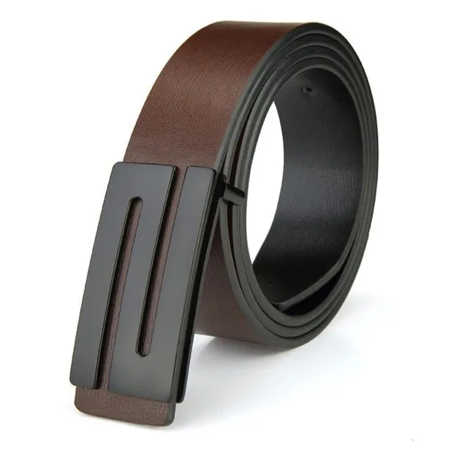 West Louis Fashion Design Solid Belts For Men