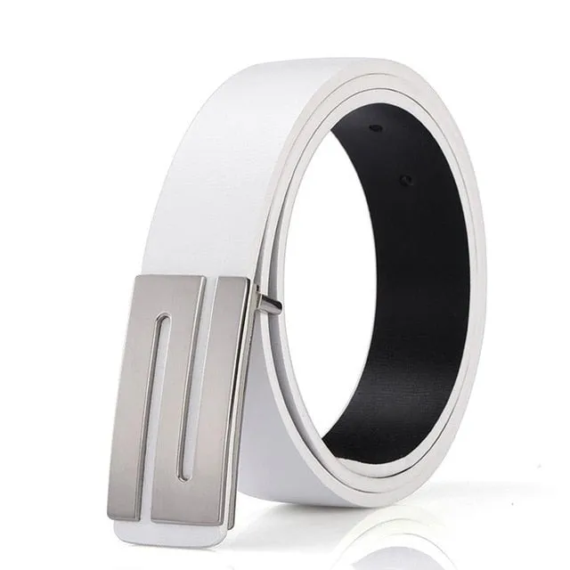 West Louis Fashion Design Solid Belts For Men