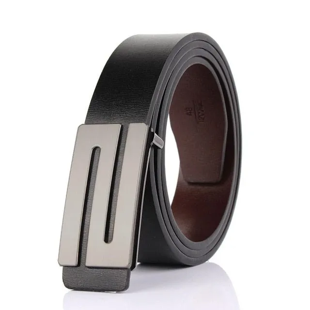 West Louis Fashion Design Solid Belts For Men