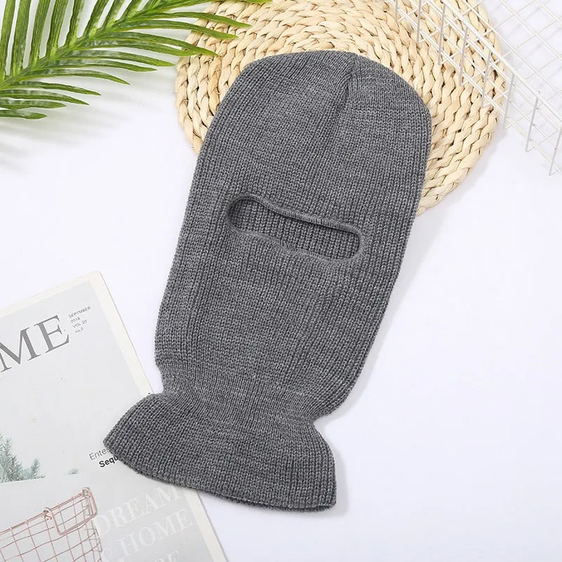 Windproof Knit Hat Winter Warm Caps