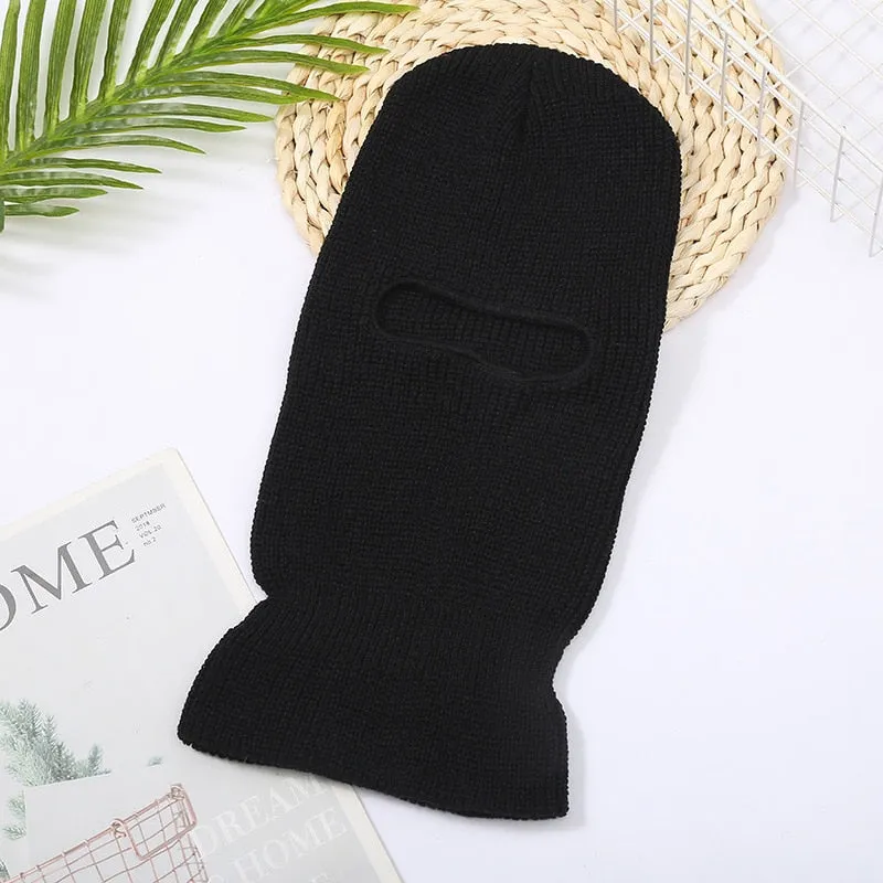 Windproof Knit Hat Winter Warm Caps