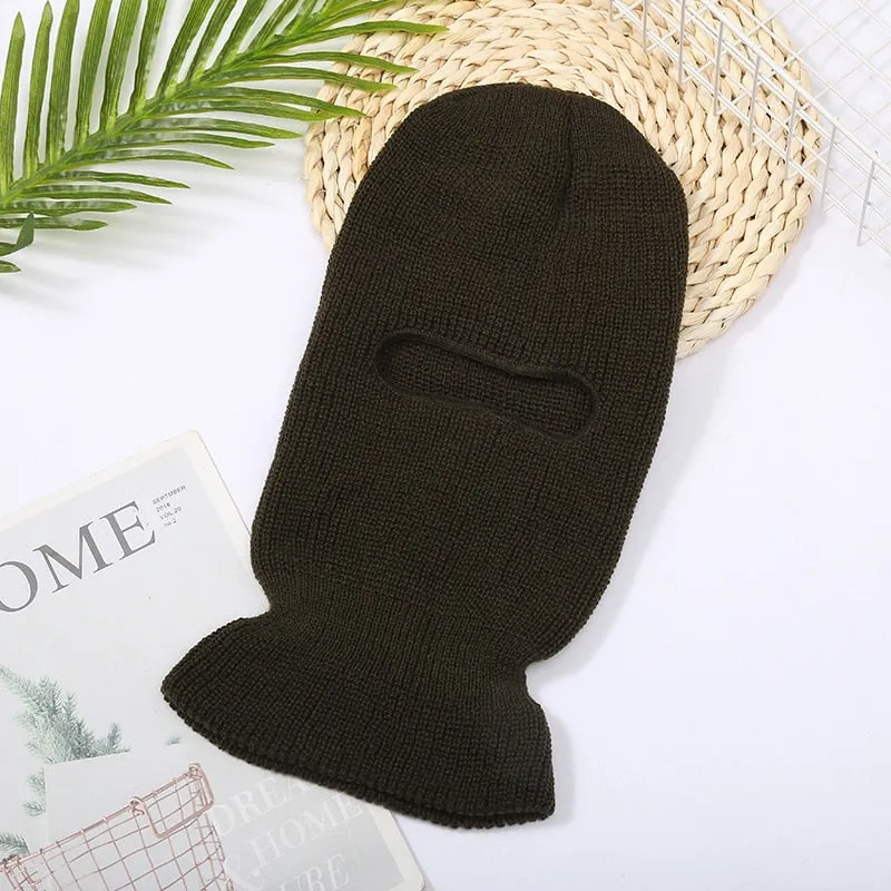 Windproof Knit Hat Winter Warm Caps