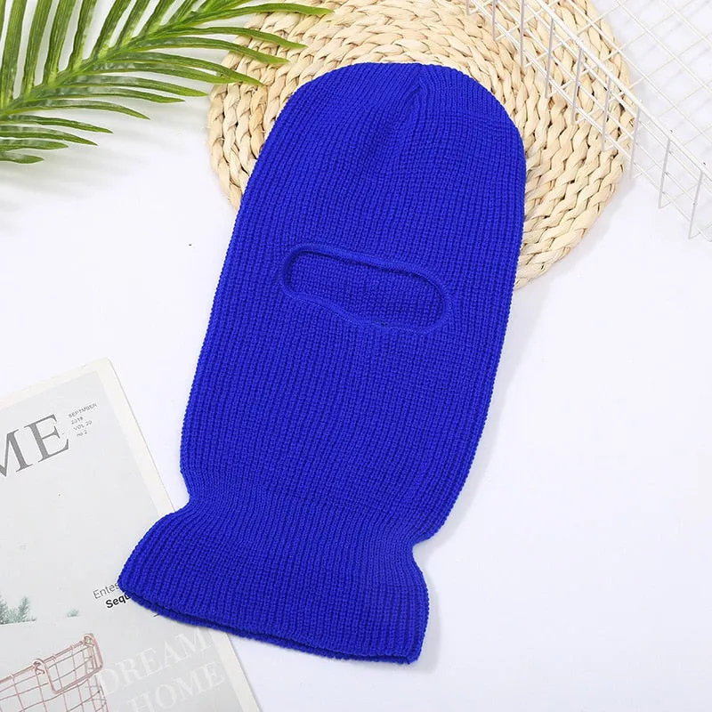 Windproof Knit Hat Winter Warm Caps