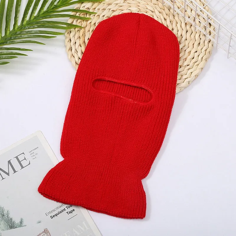 Windproof Knit Hat Winter Warm Caps
