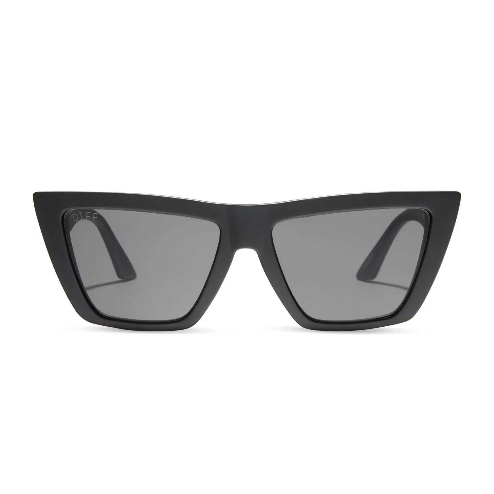 WINONA - MATTE BLACK   GREY SUNGLASSES