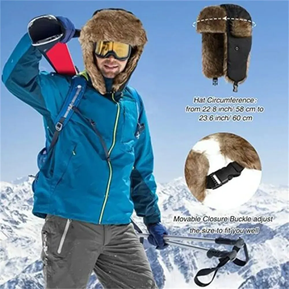 Winter Trapper Aviator Trooper Earflap Hat