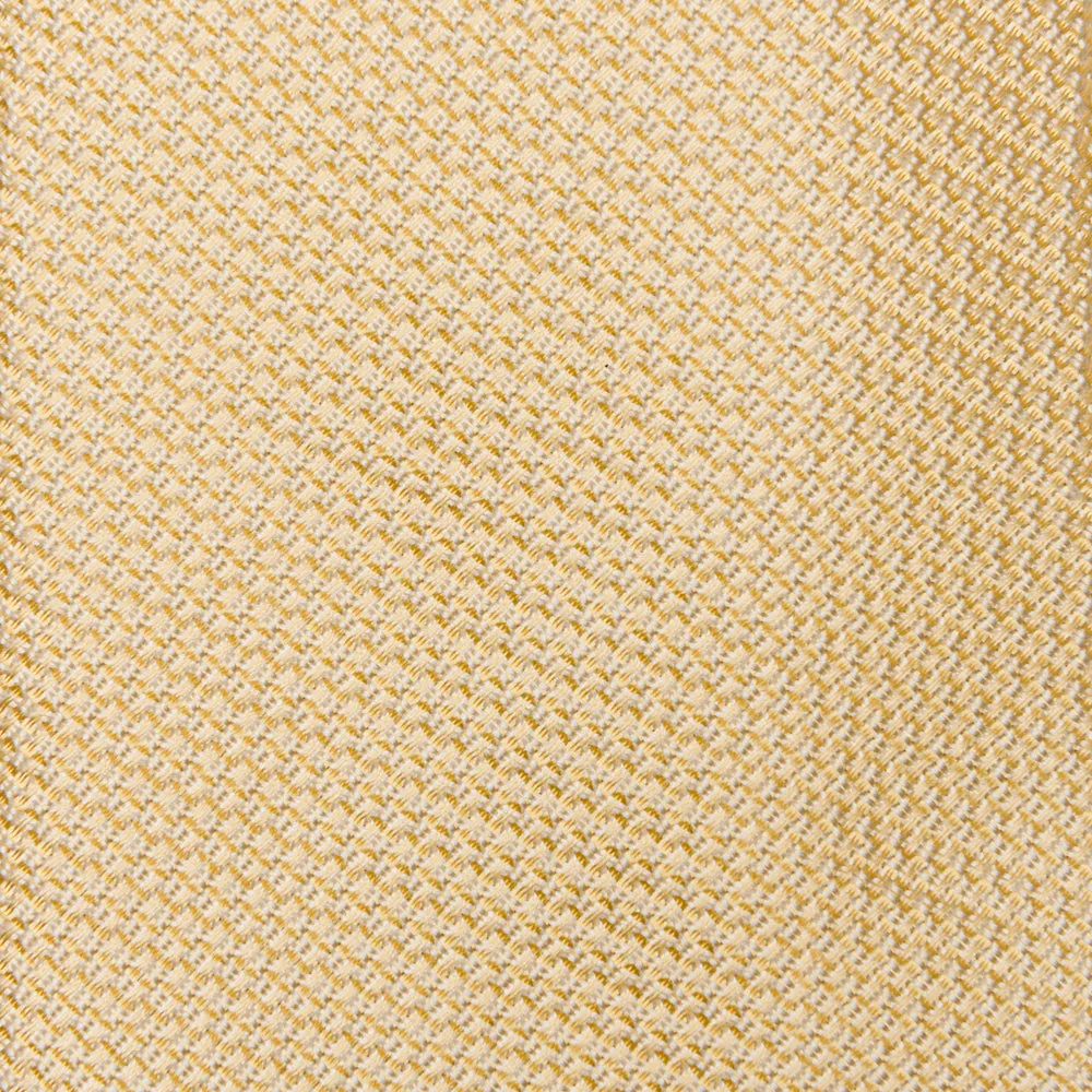 Yellow Grenadine Silk Tie